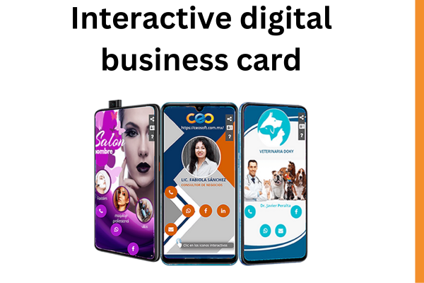Intereactive digital business card